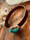 Copper Turquoise Stone Cuff