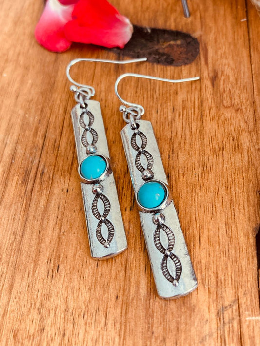 western earrings cowgirl earrings turquoise earrings western jewellery