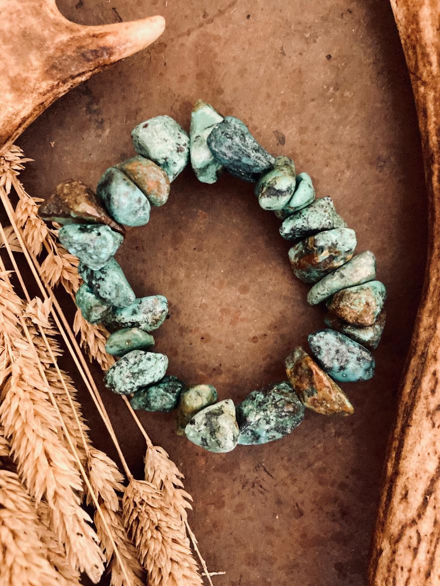 Natural Turquoise Stone Bracelet